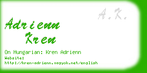 adrienn kren business card